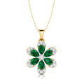 Emerald Bloom Pendant — view 1