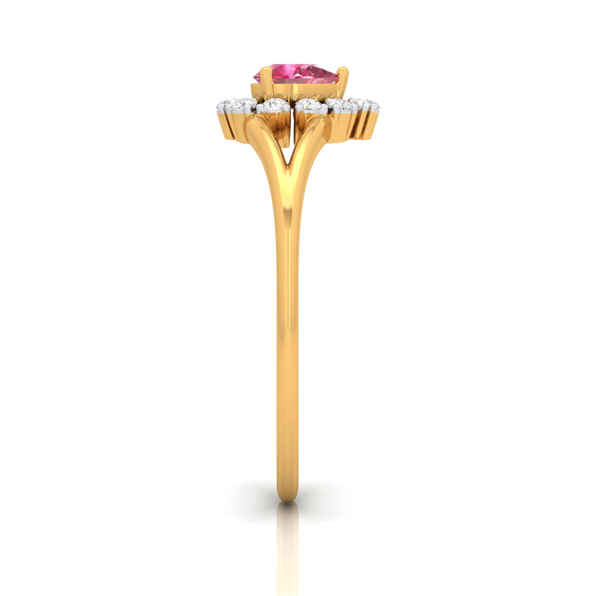 Ruby Blossom Ring