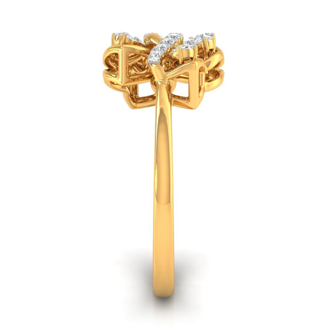 Leaf Cluster Ring — view 3
