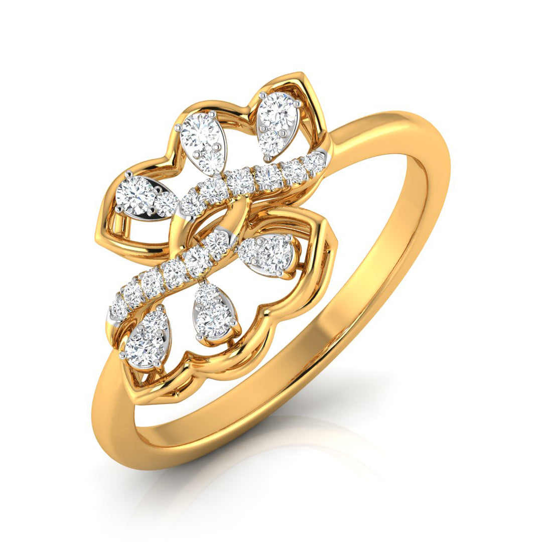 Leaf Cluster Ring — view 1