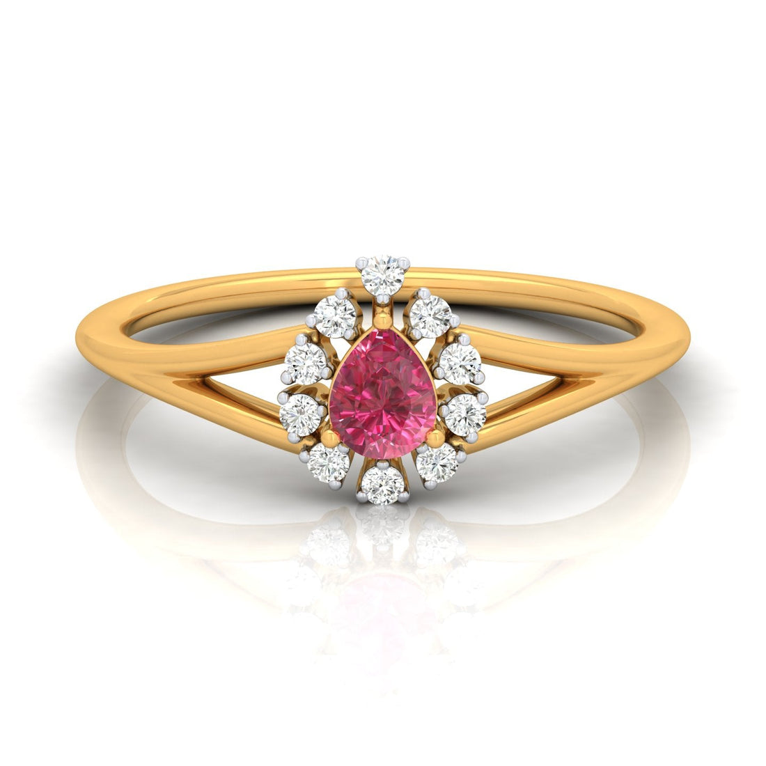 Ruby Blossom Ring