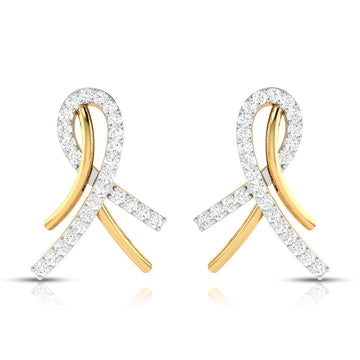 Inter wine Earring — view 2