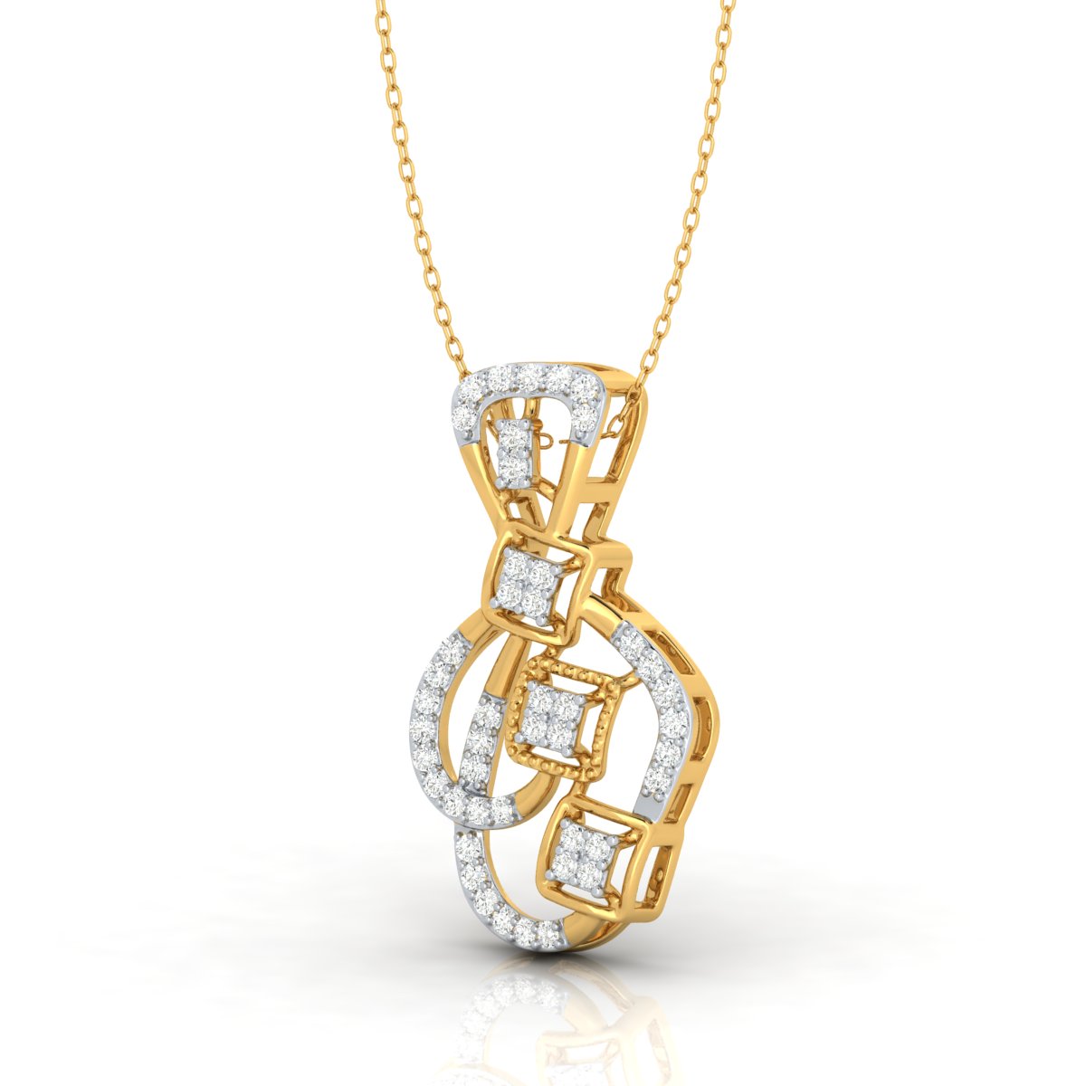Orbit Cube Pendant — view 2