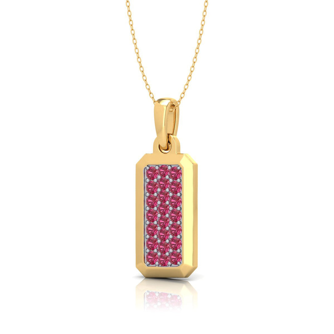 Ruby Regal Tag (without chain)