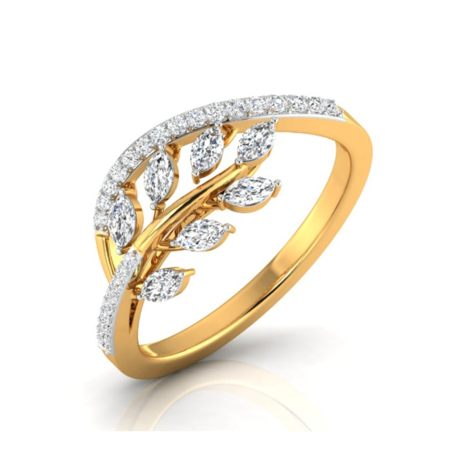Dew-leaf Ring — view 3