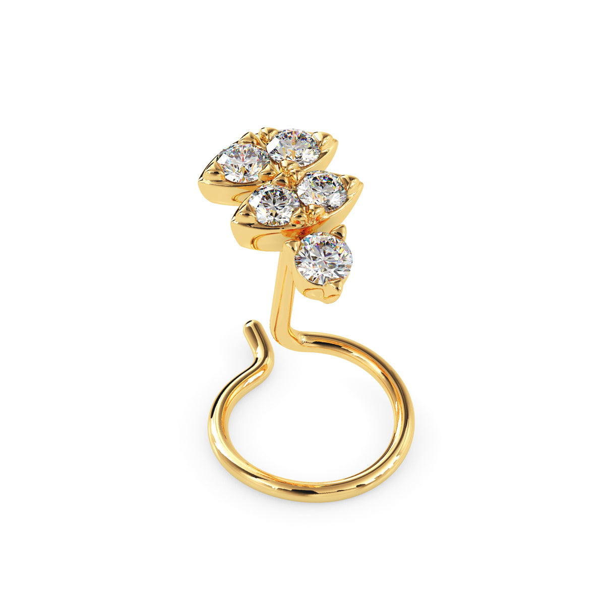 Elara spark Nose Pin — view 2