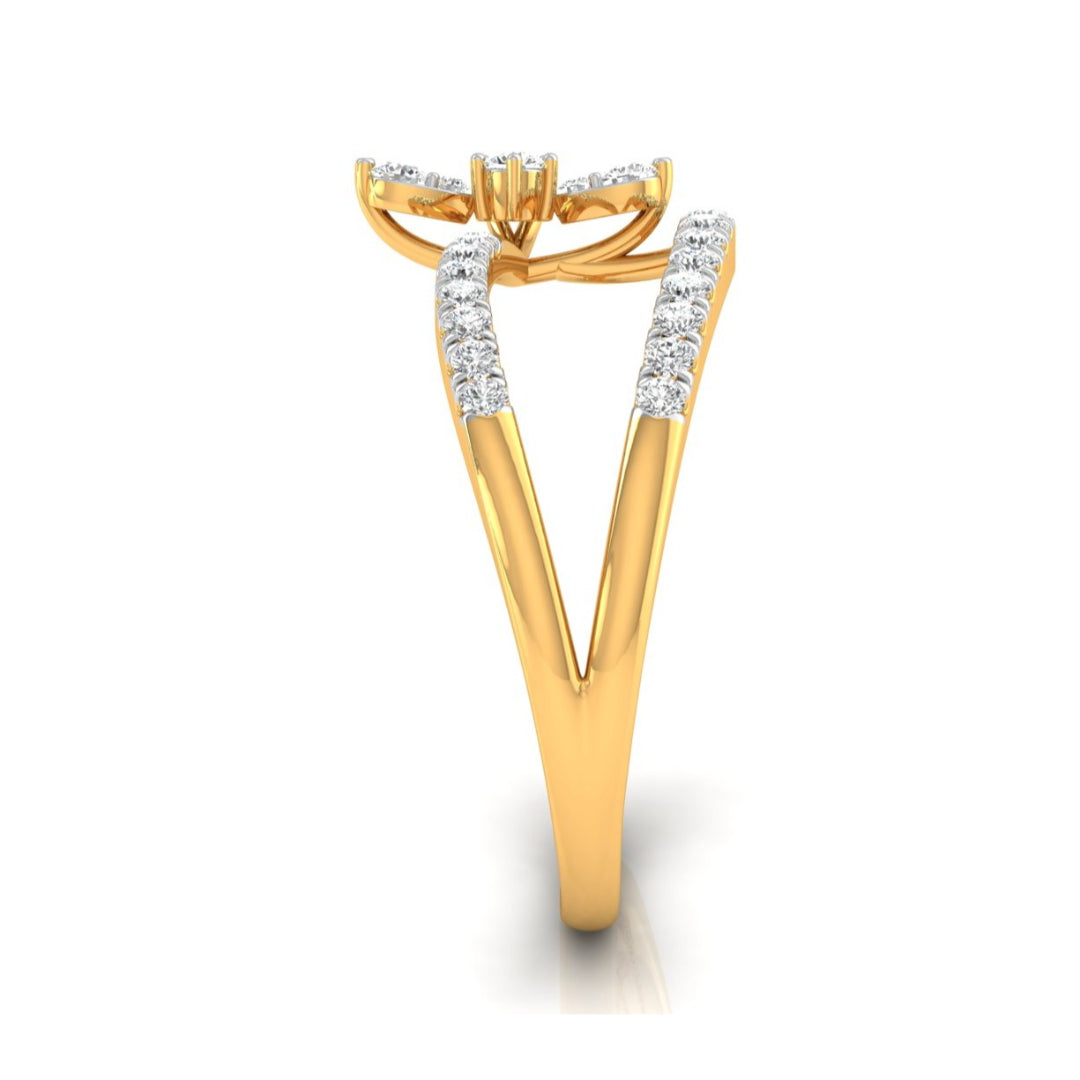 Moon Flower Ring