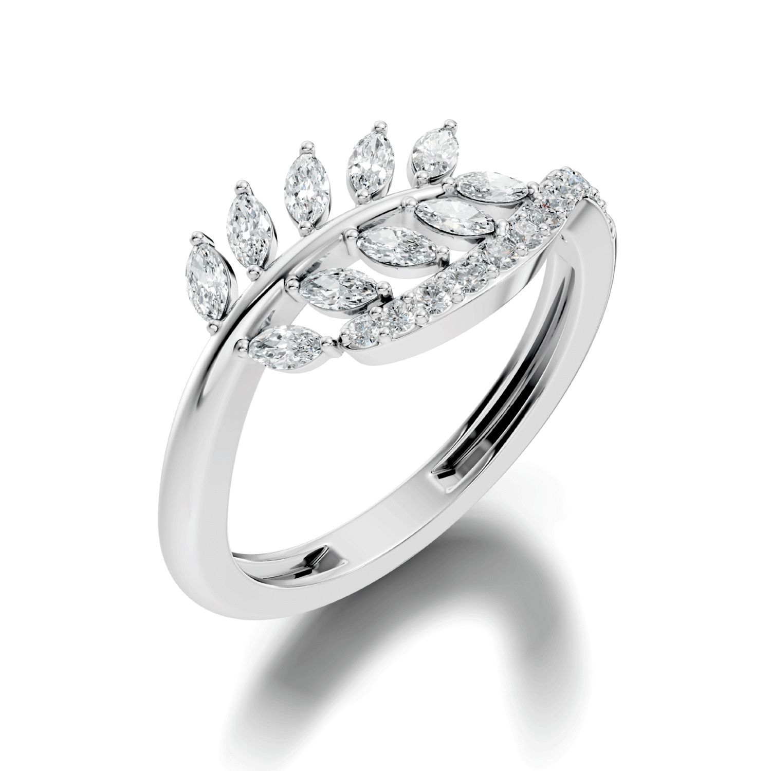 Oval Tiara Stack Ring