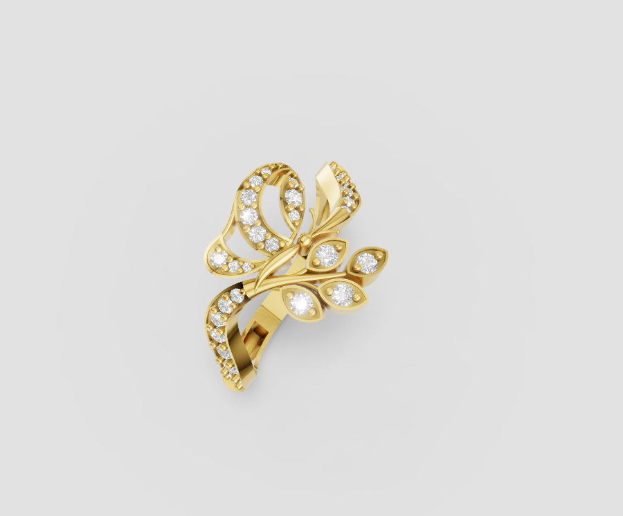 _4.3dm_Front Butterfly Ring