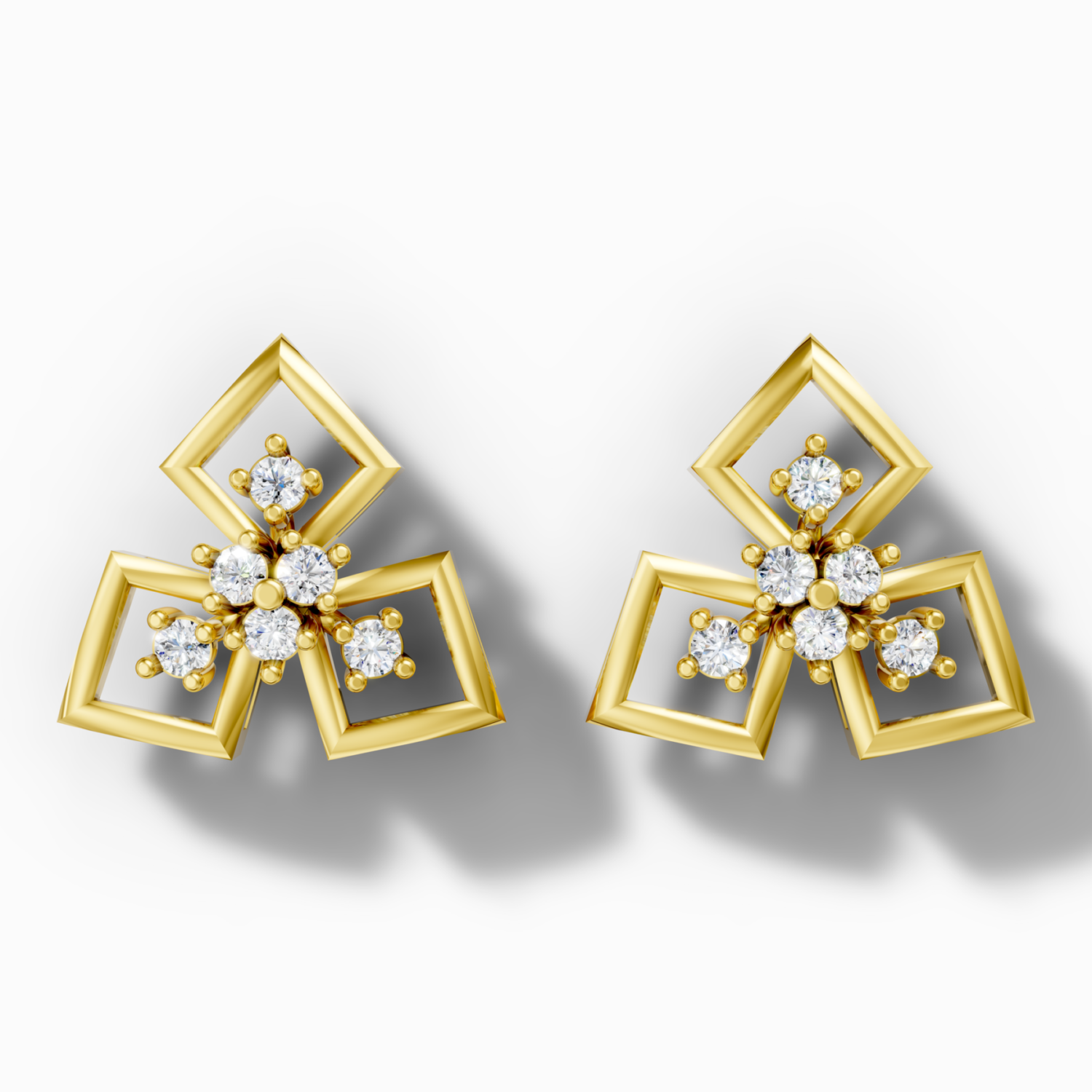 Fleona Aurelia Crystal Bow Earrings