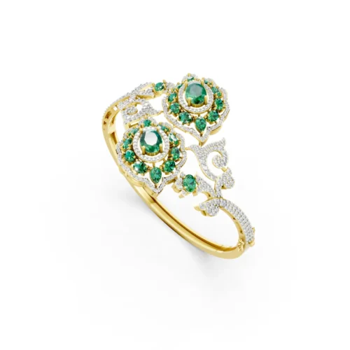 _BR-06.3dm_Perspective Verdelle Crown Bracelet