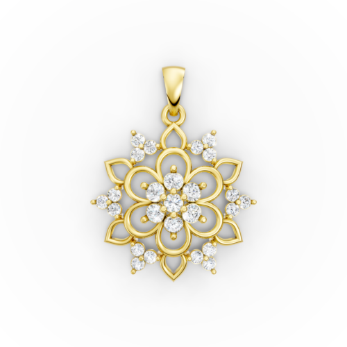 Royal Petal Pendant