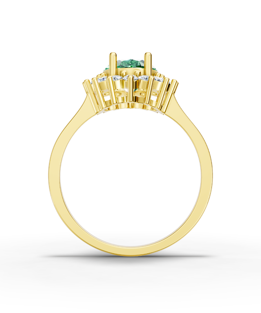 Verdant Crown Ring